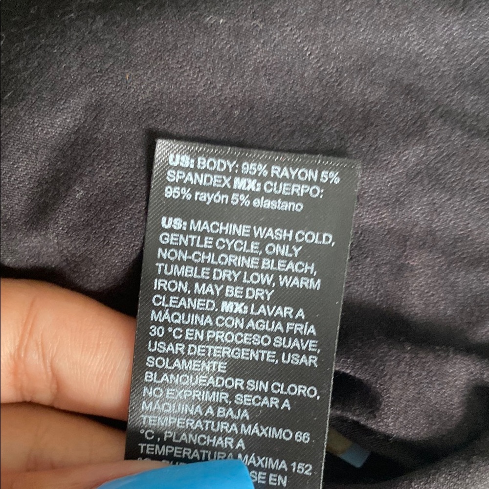 WHBM Long Sleeve Tee with Smocked Cuffs - Picture 11 of 11